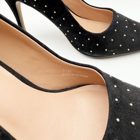 Linea Paola Womens Pamila Pumps US 5.5 M Black Stud Details Stiletto NIB - Picture 12 of 12